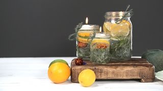 DIY Summer Citronella Candles  Southern Living [upl. by Steffane426]