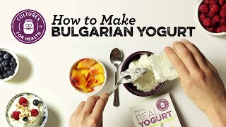 How to Make Bulgarian Yogurt [upl. by Seigel153]