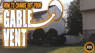 How to change out your gable vent [upl. by Lydie]