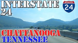 I24 East  Chattanooga  Tennessee  4K Highway Drive [upl. by Elynad]