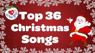 Top 36 Popular Christmas Songs and Carols Playlist 🎅 [upl. by Pierpont]