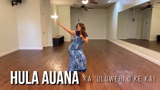 KA ULUWEHI O KE KAI • Choreography by Myriam • Learn Hula online [upl. by Esirehs]