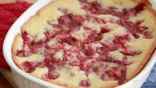 Fresh Strawberry Cobbler Recipe  Quick amp Easy Dessert [upl. by Naggem]