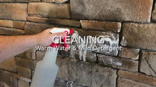 Stone Veneer Cleaning amp Sealing  ProVia [upl. by Lihas]