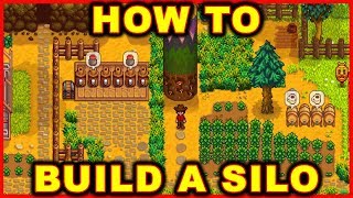 Stardew Valley How to Build a Silo [upl. by Yffat]