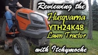 Husqvarna YTH24K48 Lawn Tractor Review [upl. by Kelleher]