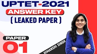 UPTET2021 Answer Key🔑 Leaked Paper  CDP by Himanshi Singh [upl. by Moishe549]