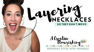 How To Layer Necklaces So They Dont Move [upl. by Noemis]