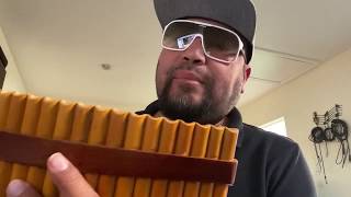 pan flute tutorial  lesson 1  how to place and blow  english version [upl. by Urban]