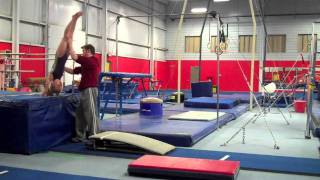 Skill Progressions 10 Front Handspring Vault [upl. by Levania]