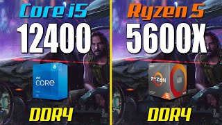 i5 12400 vs Ryzen 5 5600X  Test in 8 Games [upl. by Enilrem320]