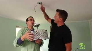 How To Install a Light Fixture [upl. by Rellia235]