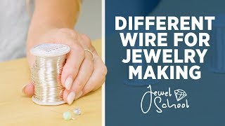 All About Different Wire for Jewelry Making  Jewelry 101 [upl. by Adnoved410]