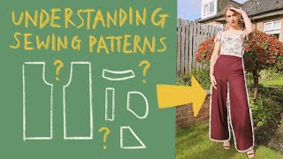 How to understand sewing patterns for beginners [upl. by Corny983]