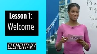 Elementary Levels  Lesson 1 Welcome [upl. by Lenahc266]