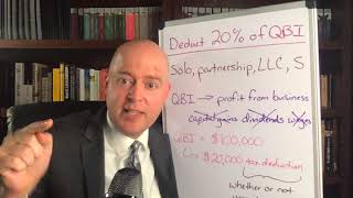 The Qualified Business Income QBI Tax Deduction US Tax [upl. by Armil]