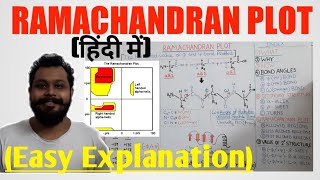 Ramachandran Plot in Hindi  easy explanation [upl. by Surad]