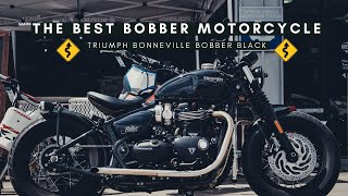 Triumph Bonneville Bobber Black  First Ride  Full Exhaust POV 4K [upl. by Bully702]