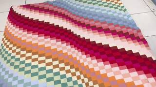 Bargello Quilt Tutorial with Pattern [upl. by Ylrad648]