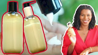 How To Make HAIR CONDITIONER  RINSE OUT and LEAVE IN Recipes [upl. by Eelarac]