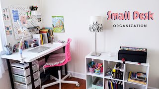 Small Desk  Stationery Organization  creating space 🗓 [upl. by Nnyllatsyrc]