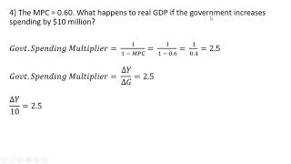 How to Solve Government Spending Multiplier Problems [upl. by Elletnahs]