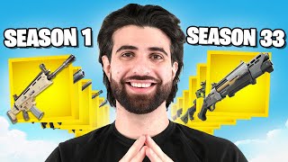 Ranking the BEST Weapon from EVERY Fortnite Season [upl. by Yurt217]