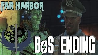 Fallout 4 Far Harbor DLC  Brotherhood of Steel Ending [upl. by Ynnol]