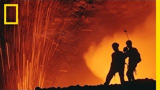 Carsten Peter Inside the Nyiragongo Volcano  Nat Geo Live [upl. by Anaizit861]