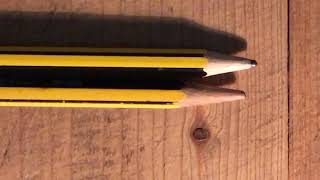 Sharpening pencils with a knife [upl. by Vern712]