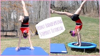 How to Do A Front Handspring Stepout [upl. by Enoval]