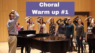 Choral Warm up 1 Full Vocal Warm up [upl. by Legim581]