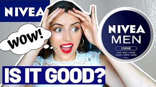 SPECIALIST testing NIVEA MEN CREAM review ingredients is it good [upl. by Gnohp]