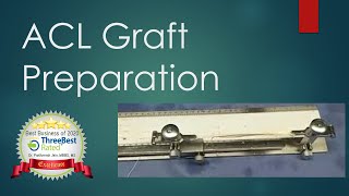 Graft Preparation in ACL [upl. by Carew377]