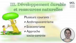 122 Liens entre développement durable et ressources naturelles [upl. by Aynom401]