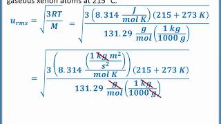 CHEMISTRY 101  Root mean square velocity of gas molecules [upl. by Higbee]