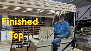 Finishing The Mud Wagon Top  Engels Coach Shop [upl. by Rebmeced]