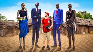 TALLEST HUMANS ON EARTH South Sudan  75 FEET [upl. by Htur]