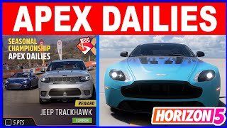 Forza Horizon 5 APEX DAILIES Seasonal Championship  Car Restriction Daily Drivers C600 [upl. by Nnayrb223]