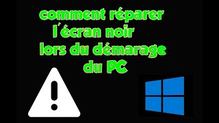 Comment résoudre le problème du PC qui démarre mais lécran reste noir [upl. by Peregrine]