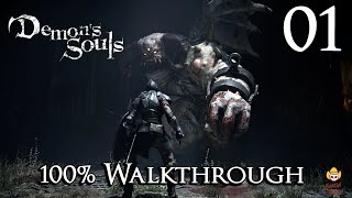 Demons Souls Remake  Walkthrough Part 1 Gates of Boletaria [upl. by Lyrak]