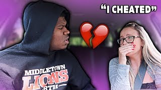 I CHEATED ON YOU PRANK ON GIRLFRIEND SHE CRIED [upl. by Ivette556]