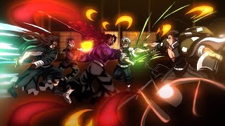 Kokushibo VS Pillars Full Fight  Demon Slayer SPOILER ALERT [upl. by Uhsoj]