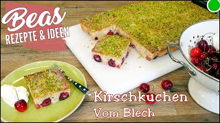 Blitzkuchen 🍒 Kirschkuchen Blech Rezept [upl. by Altheta]