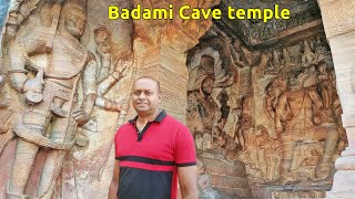 Badami cave Temple ಬಾದಾಮಿ ಗುಹಾಂತರ ದೇವಾಲಯಗಳು Bagalkot Tourism Chalukya Dynasty temple of Karnataka [upl. by Ahsel]