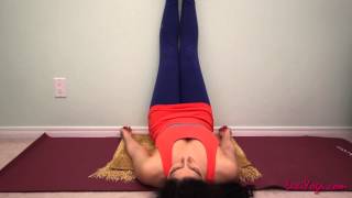 Beginners Yoga  Legs Up the Wall [upl. by Einnok]