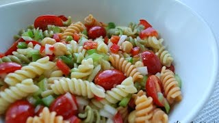 Simple Pasta Salad Recipe [upl. by Ahsila]