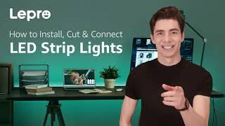 How to Install Cut amp Connect LED Strip Lights [upl. by Elurd]