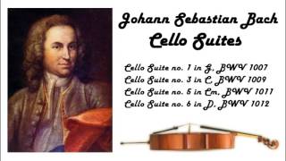 Johann Sebastian Bach  Cello suites in 432 Hz great for reading or studying [upl. by Farnsworth]