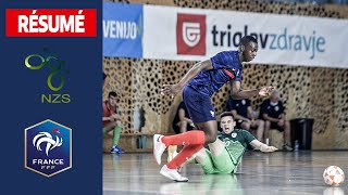 U21 Futsal  SlovénieFrance 13 le résumé [upl. by Morice]